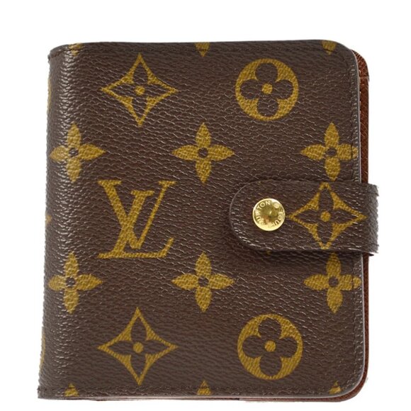 Louis Vuitton Monogram Compact Zip Wallet M61667 CA0066 191620 - Picture 1 of 7